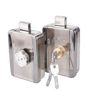 Sleutelloos elektrisch RIM-slot voor houten deuren, ijzeren poorten, RFID-deurslot, op batterijen werkend, intelligent aluminiumlegering - Product Image 2