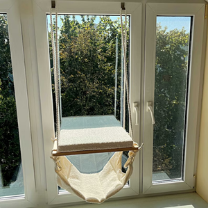 เตียงไม้แขวนสำหรับแมวเฟอร์นิเจอร์แมว - Product Image 3