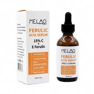 Organic Anti Aging Vitamin C Serum 30ml for Face with Ferulic and Hyaluronic Acid Organic Anti Aging Vitamin C Serum 30ml for