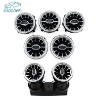 Kit d'éclairage d'ambiance 64 couleurs pour Mercedes-Benz Classe C W205 X253 GLC, avec éclairage de ventilation avant et arrière.