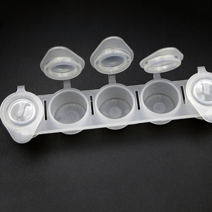 Mini pots de peinture en plastique transparent avec couvercles, contenants vides pour peinture et eau, pour le mélange de vernis à ongles - Product Image 3