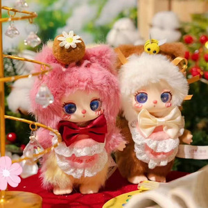 Véritable boîte aveugle Baby Three <span class=keywords><strong>Lila</strong></span> 4 Dessert Master Kitten Blind Box Cute Doll Tide Play Plush Pendant Gift Random Blind Box - Product Image 4