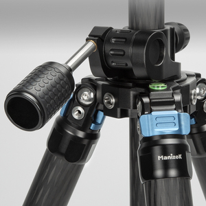 Manizek tp505 sợi carbon DSLR SLR Tripod <span class=keywords><strong>Kit</strong></span> cho ngoài trời và studio chụp ngang trên cao đứng - Product Image 2