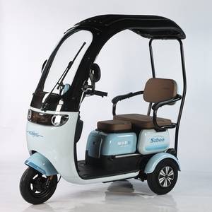 Triciclo Eléctrico de Pasajeros para Adultos, de 3 Ruedas, Tipo Taxi, con Cubierta Completa, E-Trike para Pasajeros - Product Image 5