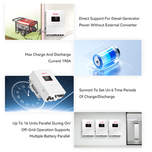 DEMUDA Nuevo 2025 Inversor solar híbrido 6KW 8KW 12KW Placa de inversor solar <span class=keywords><strong>10</strong></span> <span class=keywords><strong>kw</strong></span> Inversor solar híbrido Inverex IP65 - Product Image 5