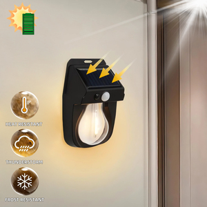"Luz solar con sensor de movimiento, 3 modos de iluminación, del anochecer al amanecer, luces <span class=keywords><strong>solares</strong></span> para porche, linternas de pared <span class=keywords><strong>solares</strong></span> impermeables Ip65, pared exterior" - Product Image 3