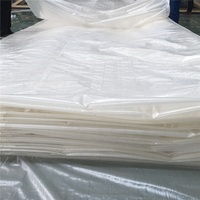 Bâche en rouleau pe transparente, 100% pièces, tissu vierge, 140gsm, hdpe tissé, bâche en rouleau