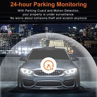 Caméra DVR de voiture avec détecteur de radar, enregistreur Full HD 3840 * 2160P, tachymètre, dispositif d'avertissement de circulation, radar pour voiture