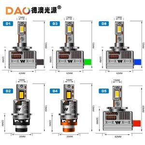 Dao D2 D2S 30000 Lm 6000K 12V 50W <b>LED</b> <b>Headlight</b> Bulb For Car Retrofit Upgrade Universal Fitment - Product Image 4