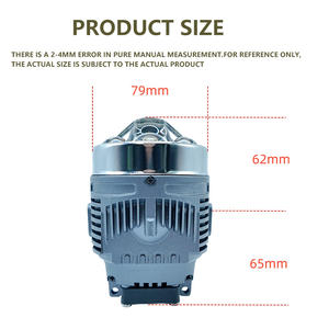 IDISON-Proyector antiniebla para TOYOTA de 8300 pulgadas, lámpara de proyección dual tricolor de 75/57w LB, control de aplicación, Ojo del diablo, 3,0 ml - Product Image 2