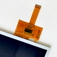 Pantalla LCD TFT IPS de 5 pulgadas, LVDS, 800*480 HD, 1200 nits, para uso en exteriores, control industrial