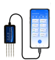 Sensor Tanah Multi Parameter untuk Pemantauan Tanah Rumah Kaca Pertanian Digital dan Penggunaan Ponsel, Sensor Tanah 8-in-1