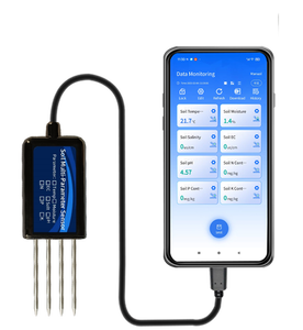 Sensor de Solo Multi-Parâmetro para Monitoramento Digital de Solo em Estufas Agrícolas e Uso com Celular, Sensor de Solo 8 em 1 - Product Image 1