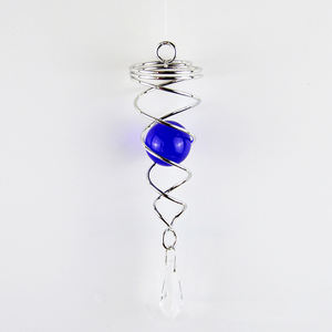 Colgante Twisterstainless Steel Wind Chime Wind Spinner Estabilizador <span class=keywords><strong>Gazing</strong></span> Espiral Ball Tail Wind Garden Decor - Product Image 4