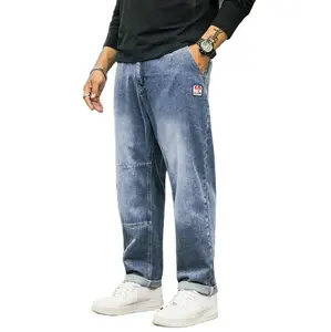ขายส่งร้อนสไตล์ Plus ขนาด28-48กางเกงยีนส์กางเกงยีนส์ผู้ชาย Hip Hop สบายๆคุณภาพสูงขากว้างกางเกงยีนส์