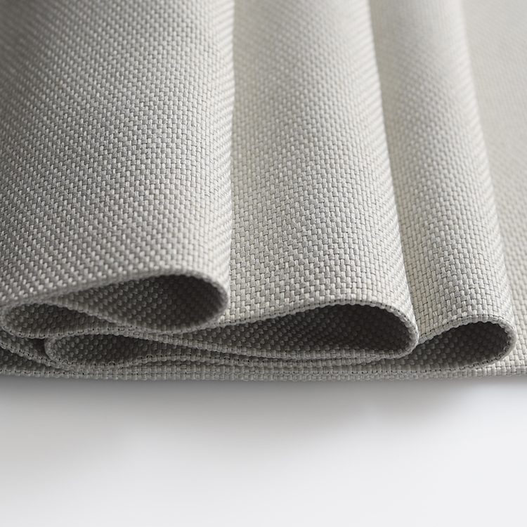 Linen Look Flame Retardant Woven Heavyweight Plain Blackout Fabric 100% Polyester for Curtains Living Room
