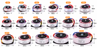 Transformador Toroidal de 150VA, Convertidor Reductor de Voltaje AC-AC de 110V/220V a 12V/24V, Fuente de Alimentación Lineal de Grado Audio, Bajo EMI
