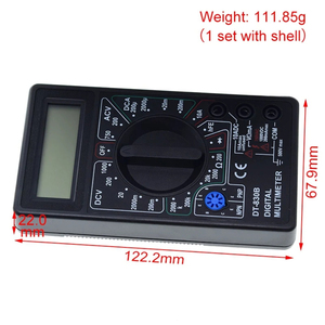 Multímetro Digital DT830B AC/DC <span class=keywords><strong>LCD</strong></span> multímetro Digital 750/1000V voltímetro amperímetro Ohm Tester medidor de mano de alta seguridad - Product Image 6