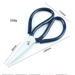 Outils civils de coupe en cuir de qualité industrielle avec pointes pointues Ciseaux en acier de qualité supérieure K5 <span class=keywords><strong>Cisaille</strong></span> domestique antirouille tranchante - Product Image 5