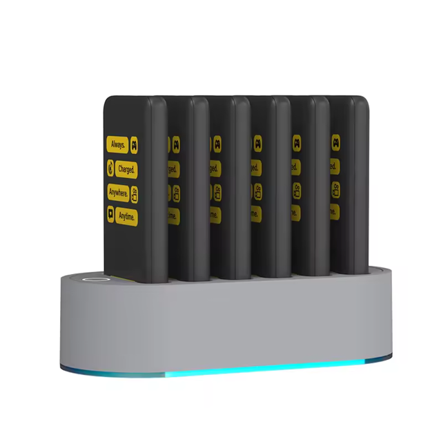 Portable 6 in 1Power Bank Sharing Bank 8000mAh Powerbank Docking Station for Restaurant Library Cafe