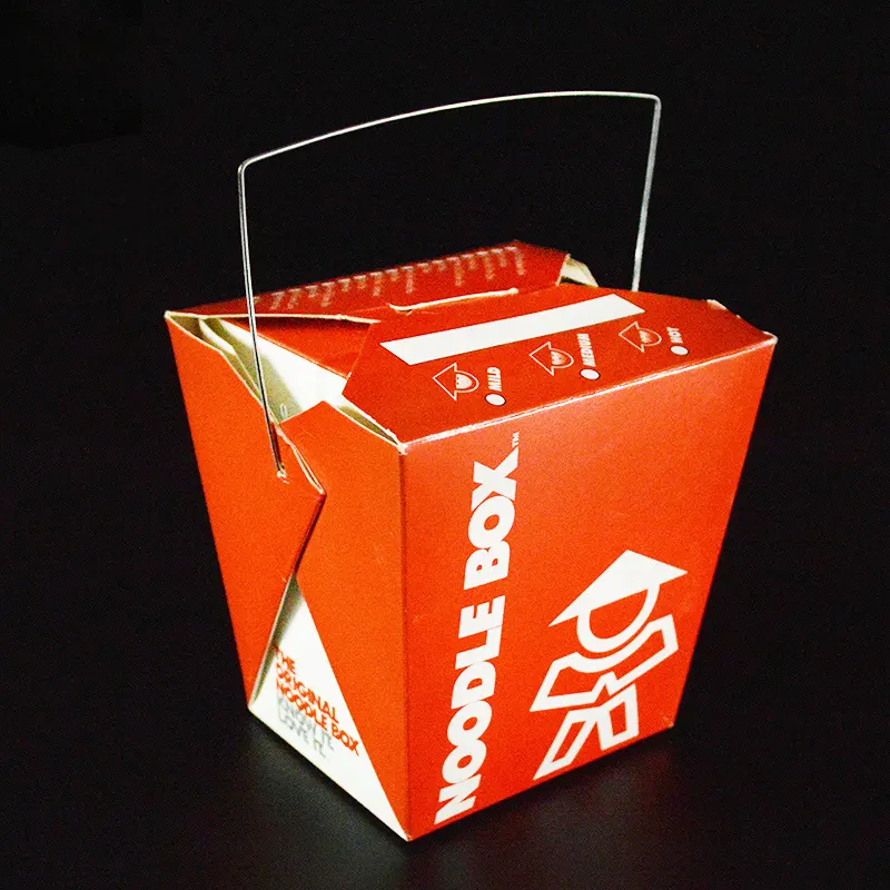 Aanpasbare Afhaalverpakkingsdozen Voor Levensmiddelen Rijstnoedels Verpakkingsdoos
