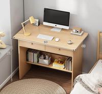 Bureau d'ordinateur mural moderne et simple en PVC et MDF pour étudiant, idéal pour l'écriture dans la chambre ou le salon