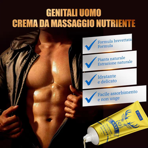 Crème de massage pour hommes pour un plaisir intense et durable Épaissie et allongée pour les activités sexuelles intimes en chambre à coucher des couples - Product Image 4