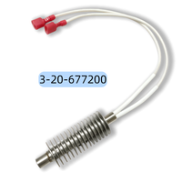 Élément chauffant à ailettes en acier inoxydable 3-20-677200 pour poêle à granulés, tube de chauffage 240V, pièce de rechange OEM pour four à granulés