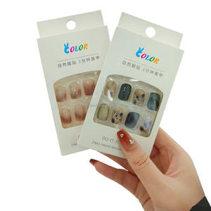 Boîte à ongles écologique en papier recyclé-<span class=keywords><strong>Emballage</strong></span> durable pour les marques de beauté vertes - Product Image 2