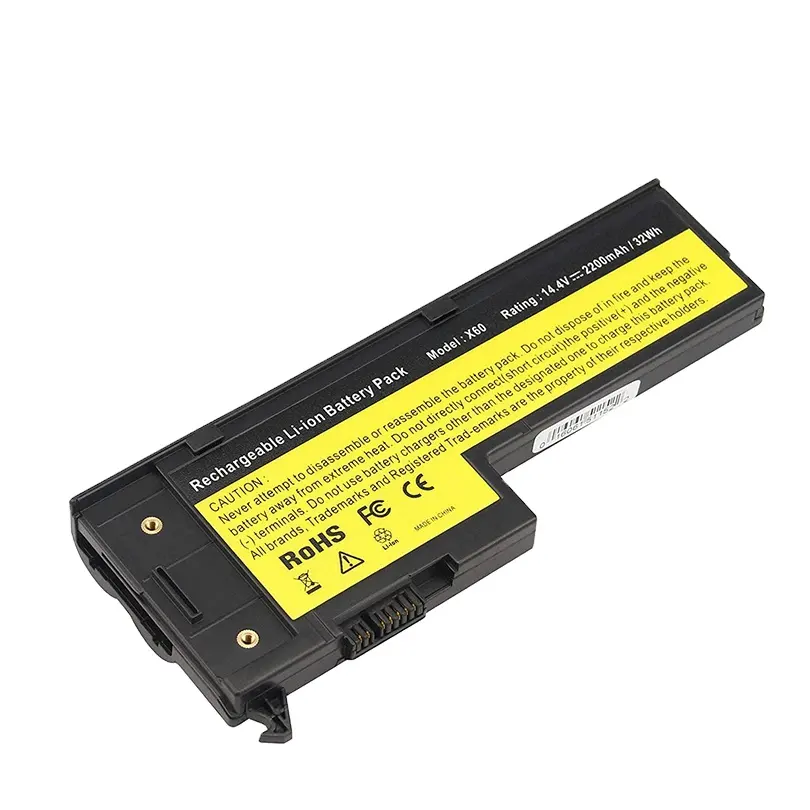 2200mAh 14,8 V X60 batería del ordenador portátil para IBM Lenovo ThinkPad X60 X60s X61 7673 X61s 7669