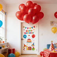 Bouquet de ballons en latex rouge 624222 : Décoration de fête vibrante pour anniversaires, mariages et célébrations