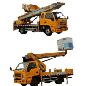 <span class=keywords><strong>Camion</strong></span> de pompiers à plateforme aérienne Everstar, nouveau réservoir d'eau de 4000 L, échelle élévatrice de 30 à 60 m, transmission automatique diesel - Product Image 1