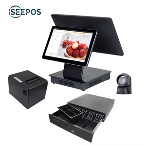 Dokunmatik Ekranlı Windows/Android <span class=keywords><strong>POS</strong></span> Sistemi Süpermarket Perakende Mağazası Restoran Sipariş İşleme Entegre Kasa Wi-Fi - Product Image 3