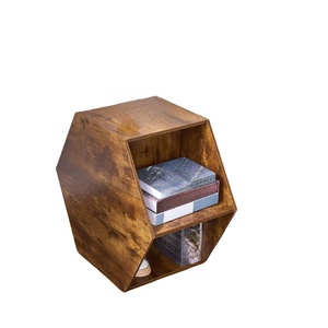 Libros de decoración de lujo hexagonales para <span class=keywords><strong>mesa</strong></span> de centro, <span class=keywords><strong>mesa</strong></span> de centro de tipo abierto, mesas de café/té laterales de lujo multifuncionales de una pieza - Product Image 5