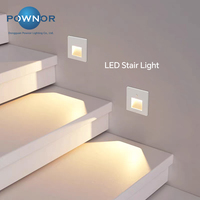 Applique murale LED moderne étanche encastrée, éclairage d'escalier intérieur/extérieur, veilleuse décorative pour couloir et escalier