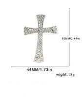 2025 YOUFENG bijoux mode nouvelles broches alliage diamant brillant Simple broche étiquette accessoires pour femmes hommes