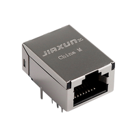 Conector RJ45 Modular SMT de un solo puerto con módulo magnético 10/100Base-T HR961160C Conector SMB Conectores Ethernet