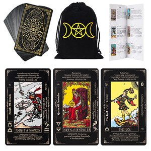 Vente en gros de jeux de cartes personnalisés Impression de tarot Achat de tarot magique de luxe personnalisé avec boîte - Product Image 1