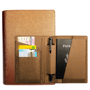 <span class=keywords><strong>Porte</strong></span>-stylo multi-emplacements en cuir PU effet huile, version coréenne, étui <span class=keywords><strong>de</strong></span> passeport tendance, cadeau promotionnel - Product Image 6
