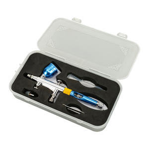 Aérographe HD-180 à double action avec buse de 0,5 mm, alimentation par gravité, vitesse réglable, pistolet de pulvérisation pour travaux artistiques, gobelet de 7,0 cc, portable - Product Image 4