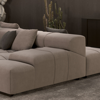 Canapé modulaire de luxe moderne, canapé sectionnel, design nordique, meubles de salon, ensemble de canapés en tissu velours