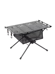 Mesa Plegable Táctica para Exteriores, Ligera, de Aluminio, con Doble Barra Transversal, para Campamento y Picnic, Muebles de Exterior - Product Image 5