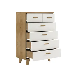 Storage Cabinet Multipurpose Usage Chest Of Drawers Wood Living Room Furniture