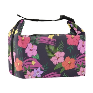 Trending New Products 2025 New Arrivals Hawaiian Tropical Custom Anthurium Insulated Lunch Bag Thermal Cooler Bag - Product Image 2