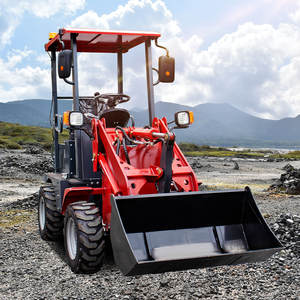 Ферма Электрический погрузчик HT150E небольшой колесный погрузчик овечья ручка мини фронтальный погрузчик для продажи - Product Image 1