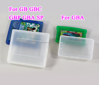 Pour Gameboy Advance, boîte à cartouche de jeu, étui de rangement en plastique Transparent pour Nintendo GB GBC GBP GBA SP