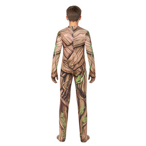 Costume de cosplay pour enfants Gardiens de la Galaxie Groot, combinaison Tree Man, de 8 à 13 ans, jeu de rôle d'Halloween - Product Image 1