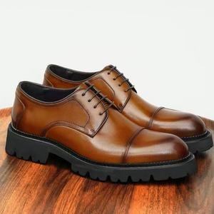 Botas de Nieve para Hombre, Otoño-Invierno 2026, Estampado de Leopardo, con Cordones, Cómodas, de Cuero Genuino, Casuales, Formales, para Negocios - Product Image 4