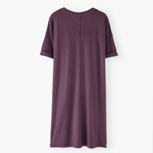 Abito <span class=keywords><strong>da</strong></span> donna a maniche corte <span class=keywords><strong>da</strong></span> donna con tasca abiti estivi <span class=keywords><strong>da</strong></span> donna <span class=keywords><strong>camicia</strong></span> <span class=keywords><strong>da</strong></span> <span class=keywords><strong>notte</strong></span> in Jersey in <span class=keywords><strong>cotone</strong></span> - Product Image 3