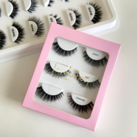 Vente en gros 12mm faux cils de vison faits à la main 3D 5D vaporeux pleine bande cils étiquette privée emballage cils vendeur